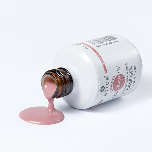 Base Gel Peach Shimmer
