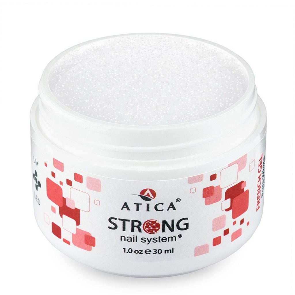 Sculpting Gel Strong Gel Pure White with shimmer 30 ml
