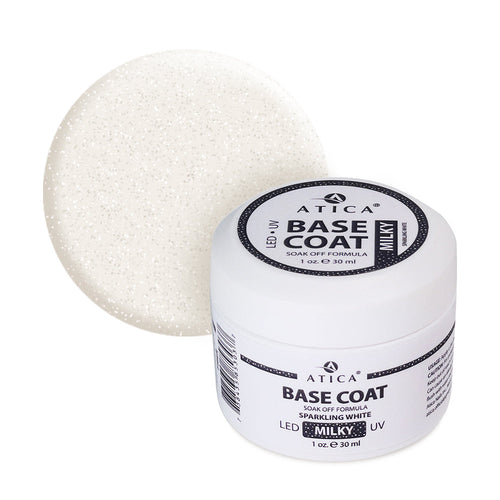 Base Gel Milk Sparkling (White fiber - with shimmer)