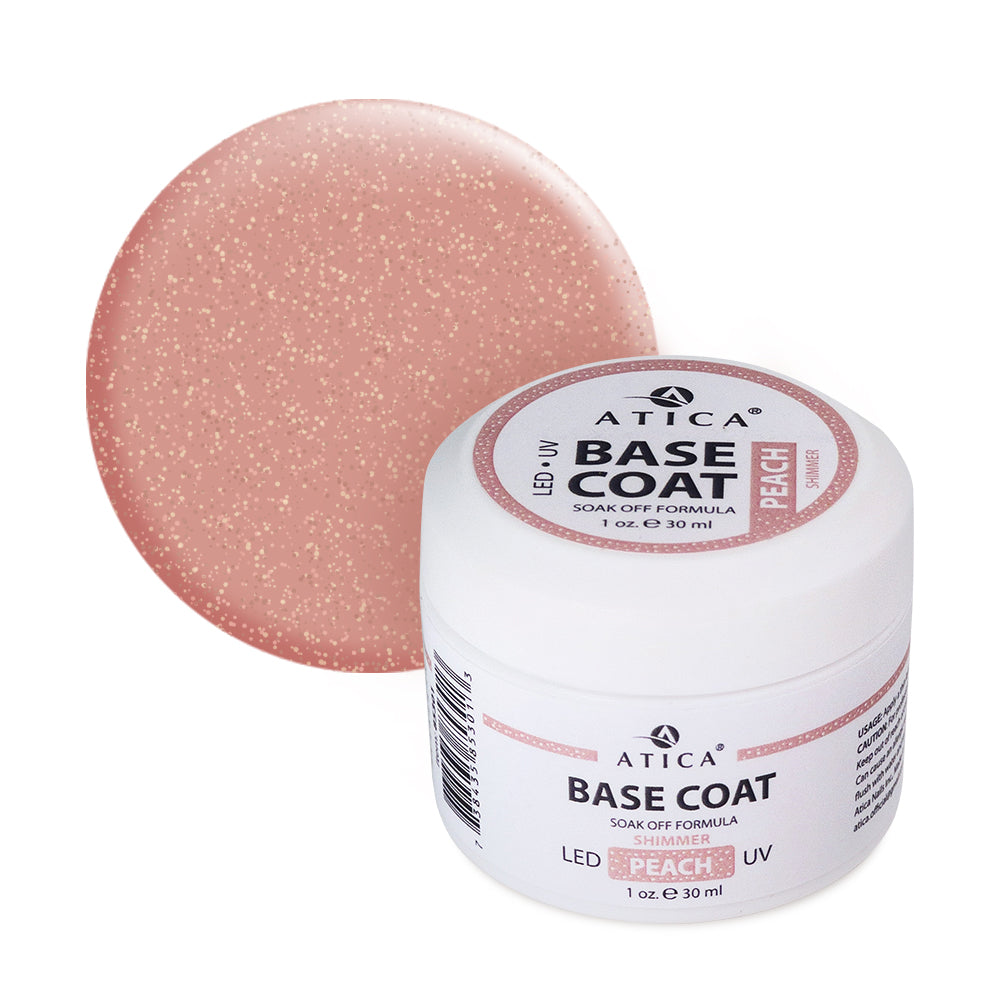 Base Gel Peach Shimmer