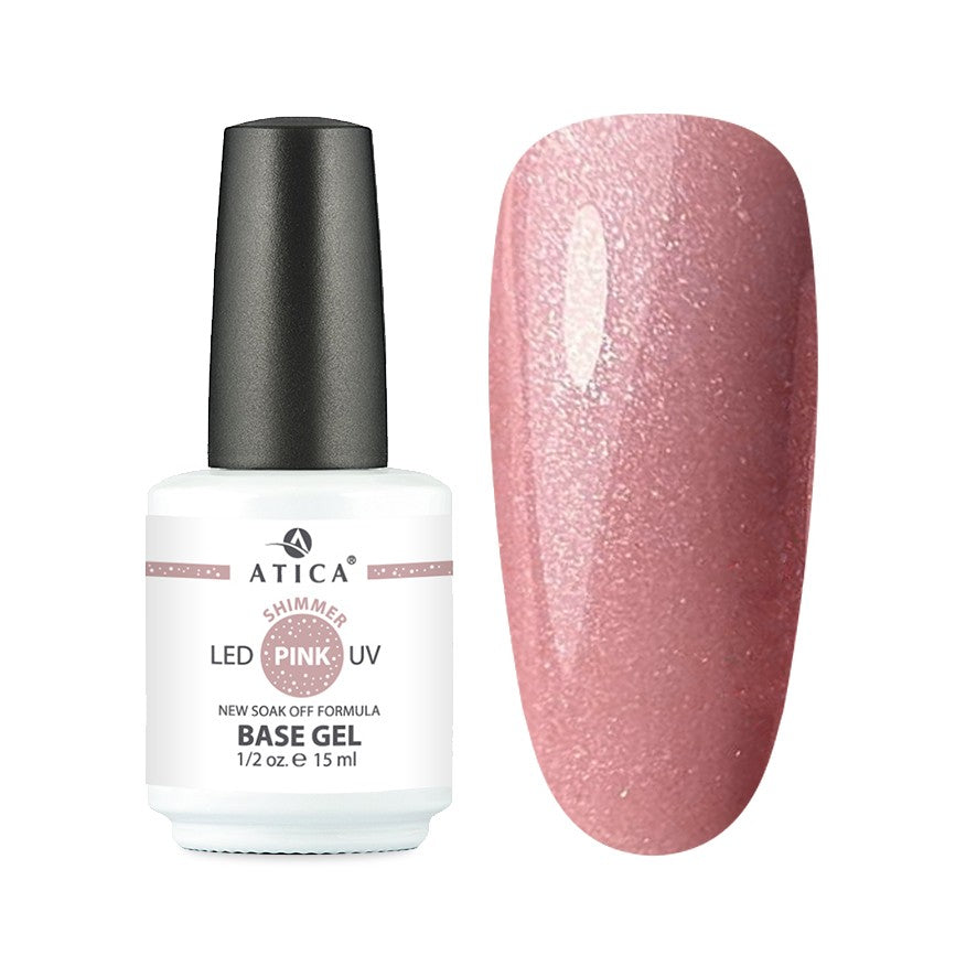 Base Gel Pink Shimmer