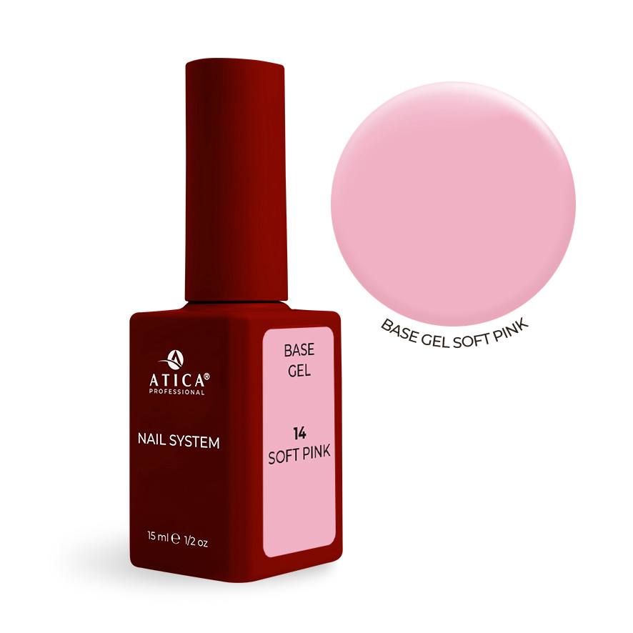 Base Gel 14 Soft Pink 15 ml(soak off)