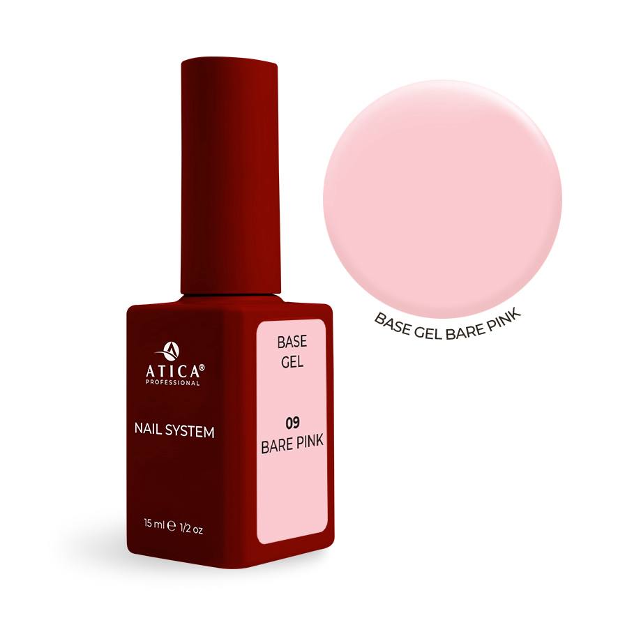 Base Gel 9 Bare Pink 15 ml(soak off)