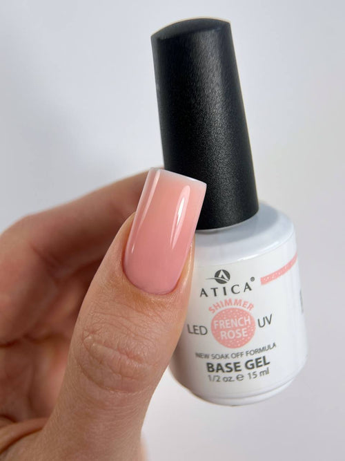Base Gel French Rose with fiber 30 ml  TPO free
