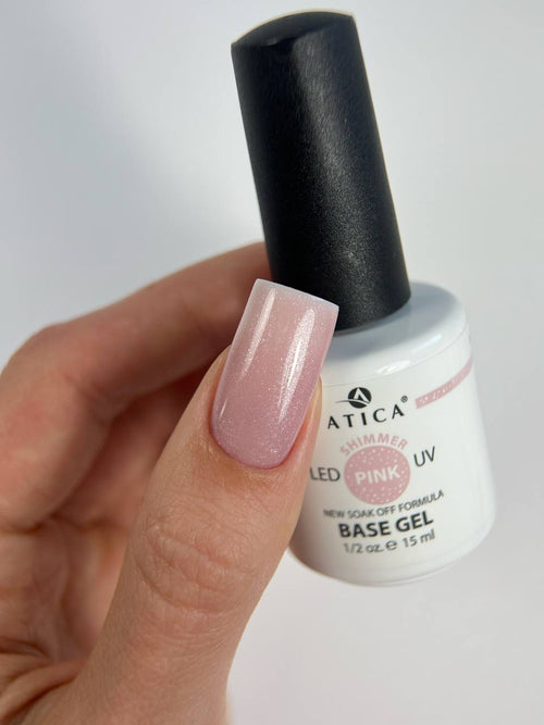 Base Gel Pink Shimmer