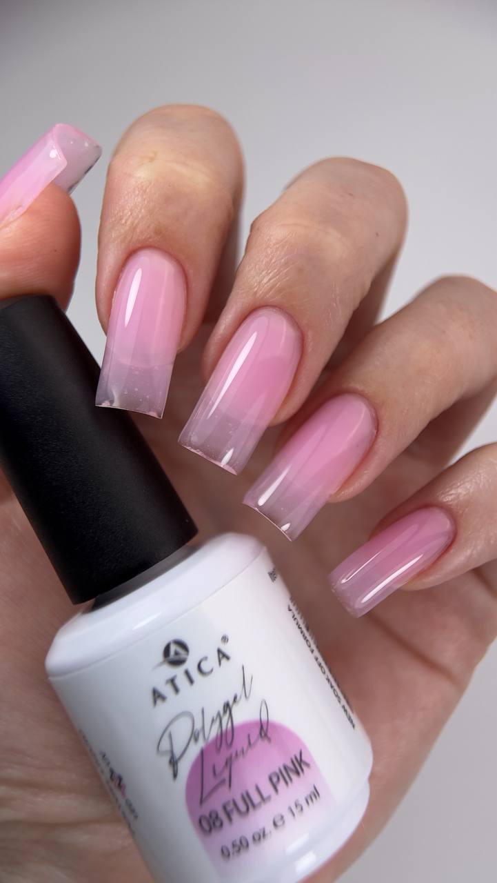Liquid Polygel Full Pink 08