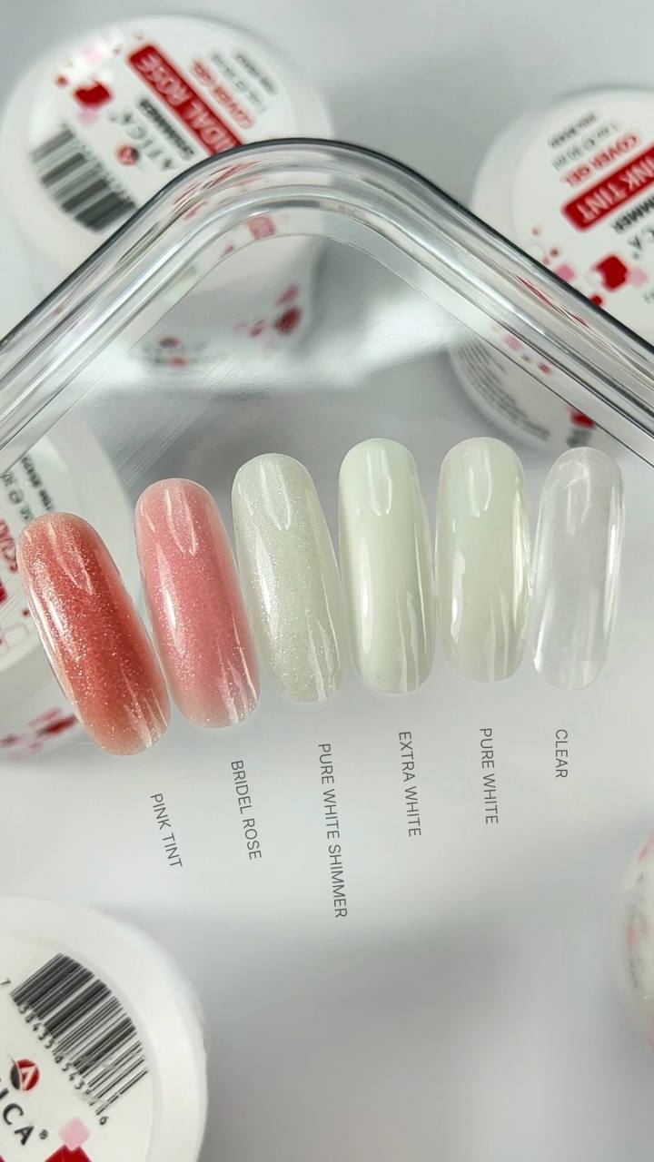 Sculpting Gel Strong Gel Pure White with shimmer 30 ml